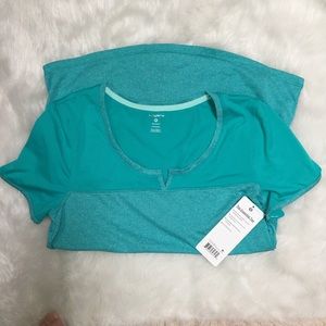Layer8 Short Sleeve Yoga Workout Tee Shirt Size M
